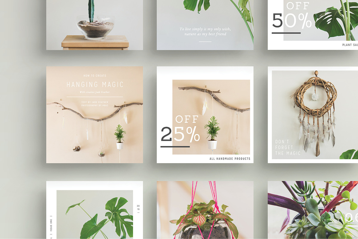 NATURALIS Instagram Pack, a Social Media Template by 46&2 Collective (Photo 9 of 9)