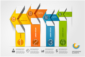 Modern Arrow Infographics Template.