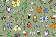 Funny beetles illustrations set, an Animal Illustration by GooseFrol (Thumbnail 8 of 9)