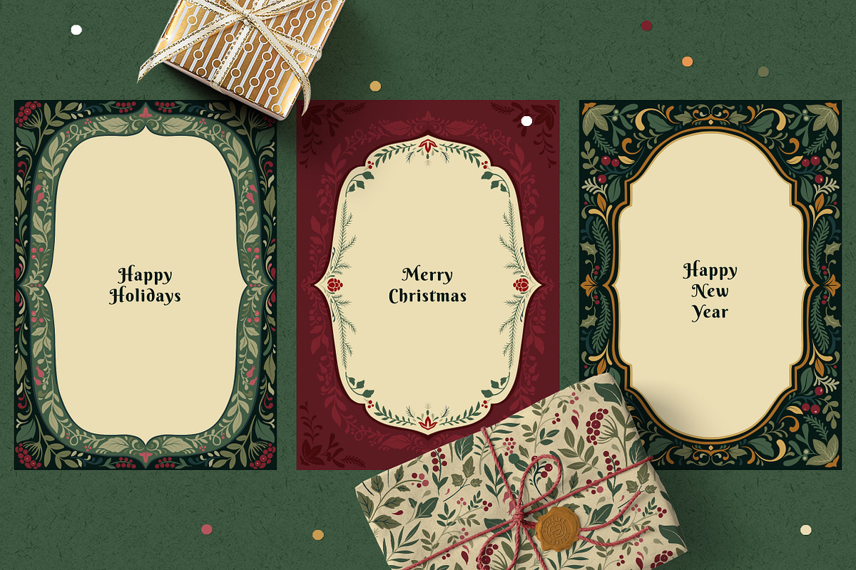 Christmas Ornate Frames & Patterns, an Object Graphic by Molly art (Photo 4 of 14)