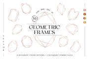 50 Geometric Frames, a Decorative Illustration by ChicGraphix (Thumbnail 1 of 8)