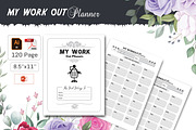 My Workout Journal, a Stationery Template by design_hut (Thumbnail 1 of 3)