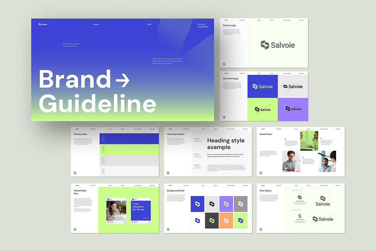 Corporate Brand Style Guide Template