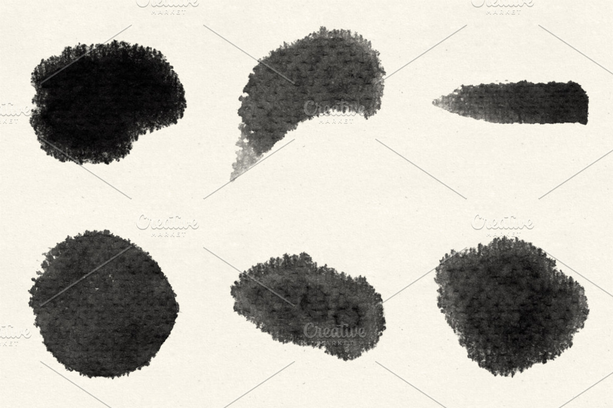 Watercolor Strokes Brush Pack 4 preview 2