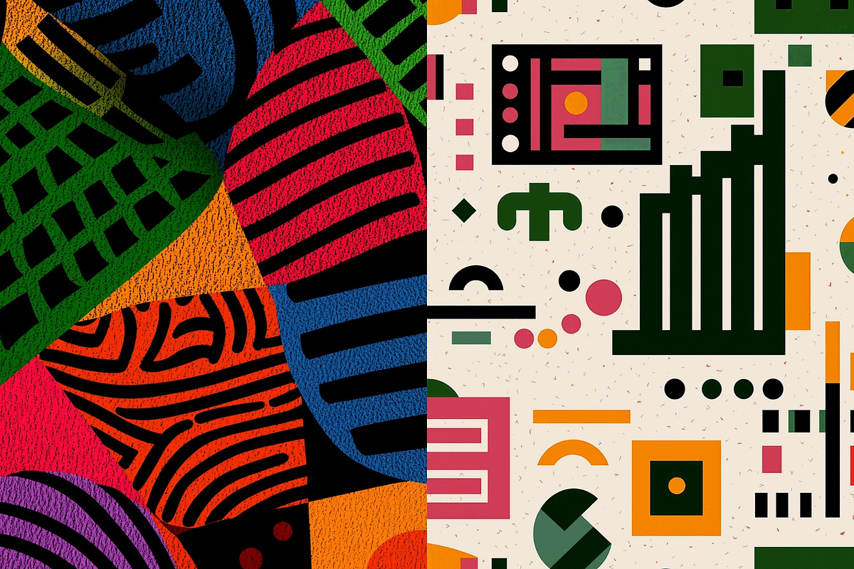 25 African Heritage Backgrounds, a Texture Illustration by Incomelion (Photo 9 of 11)