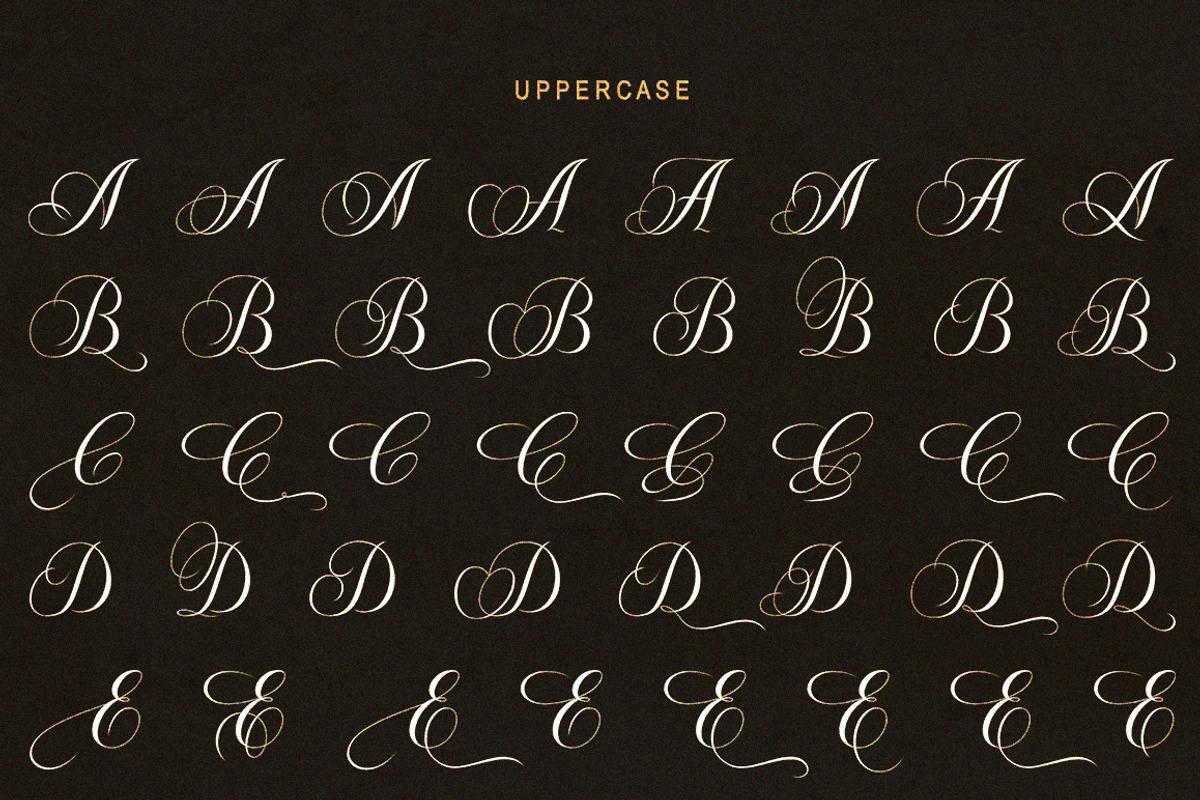 Amour Script, a Script Font by Bosstype Studio (Photo 8 of 16)