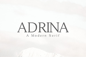 Adrina Modern Serif Font Family