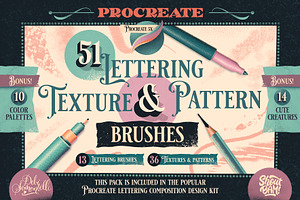Procreate Lettering Brush Pack