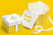 Cube Gift Box Mockup 01, a Packaging Mockup by Ktyellow (Thumbnail 3 of 3)