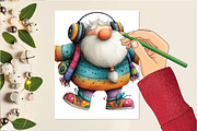 Quirky Christmas Santa Clipart, an Illustration by DreamCafeArt (Thumbnail 6 of 6)
