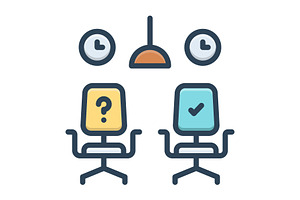 Vacancies job color icon, a Duotone Icon by Creative priyanka