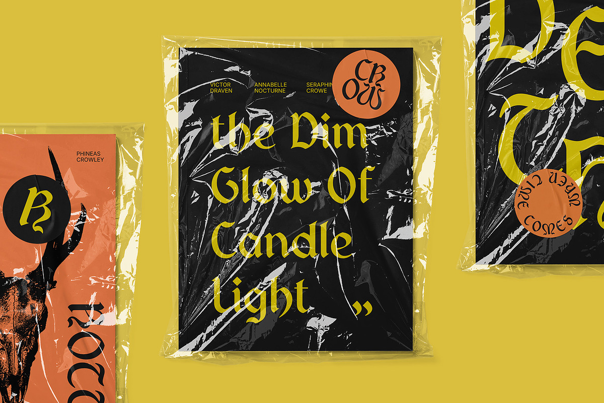 CS Amenity – Gothic Uncial Font, a Blackletter Font by Craft Supply Co. (Photo 7 of 8)