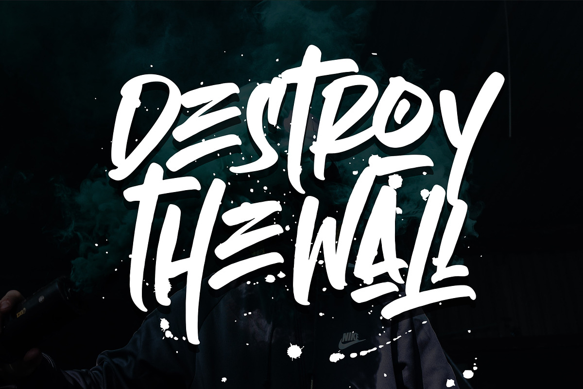 Sale! Empires-Graffitty Street Brush, a Blackletter Font by MLKWSN (Photo 3 of 9)