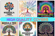 Mandala Tree Coloring Book Pages, a Decorative Illustration by Ink Gallery (Thumbnail 2 of 4)
