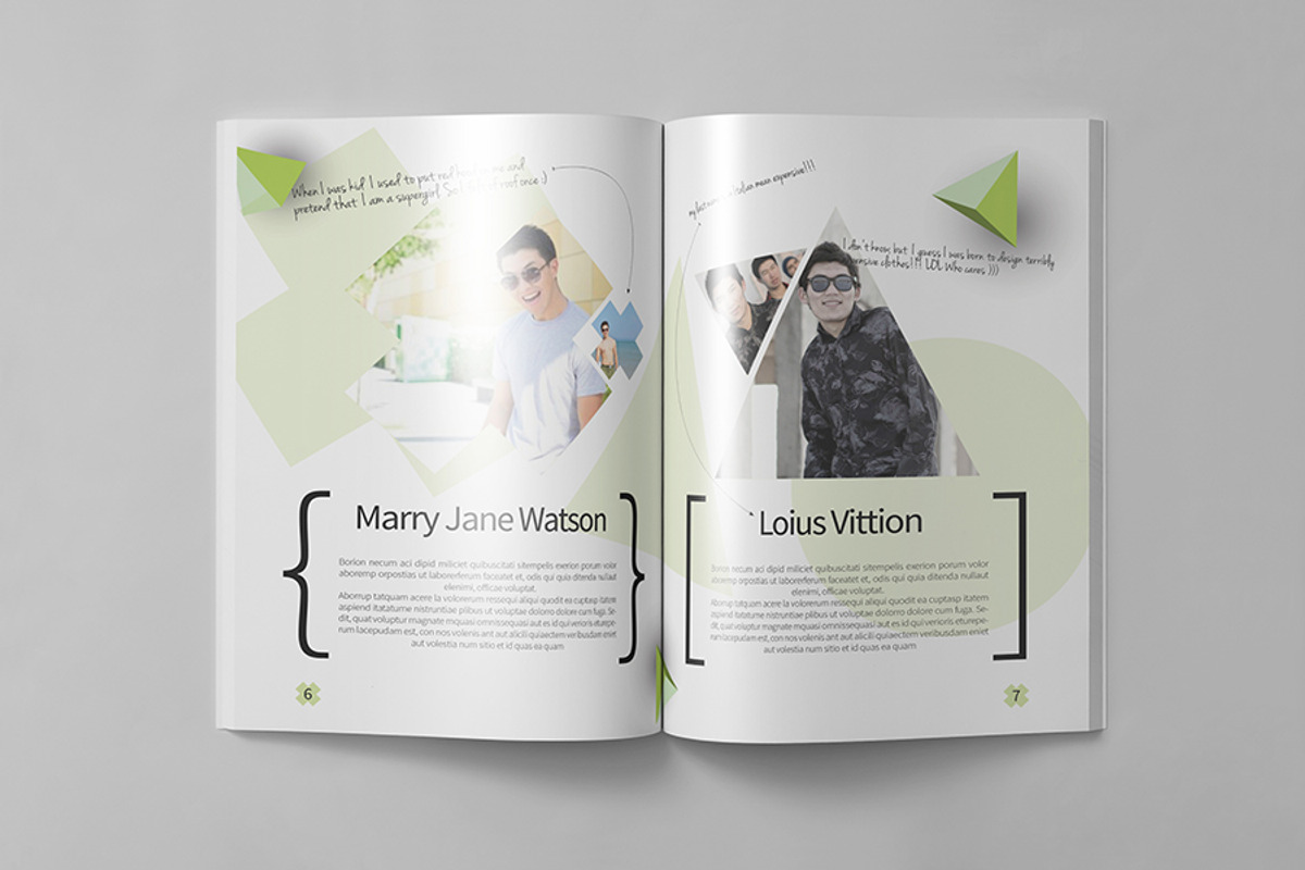 Geometrical Yearbook, a Templates & Theme by zheksha (Photo 9 of 17)