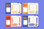 Colorful Yearly Annual Calendar, a Templates & Theme by studiogstock (Thumbnail 5 of 5)