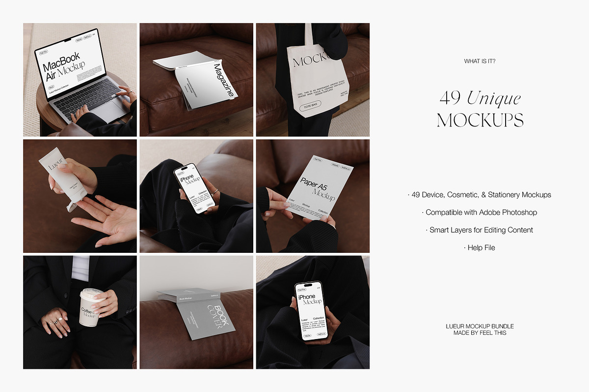 Device & Branding Mockup Bundle, an iPhone Mockup by Feel This (Photo 2 of 26)