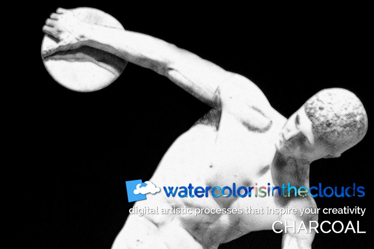 Watercolor CHARCOAL INSPIRATE! preview 6