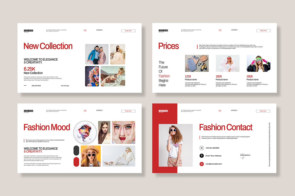 Fashion Presentation Template preview 5