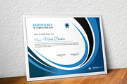 Certificate Word | PSD | AI, a Stationery Template by Curve Design (Thumbnail 2 of 4)