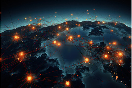 Wireless Network connections, a Technology Photo by Ylivdesign