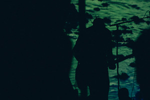Guitarist on a Projection