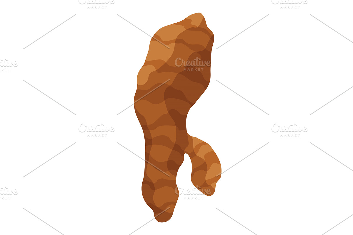 Turmeric root plant, icon. Natural, a Food Illustration by the8monkey