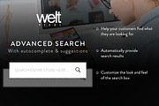 Search Autocomplete and Suggest, a Websites & App Template by WeltPixel (Thumbnail 1 of 2)