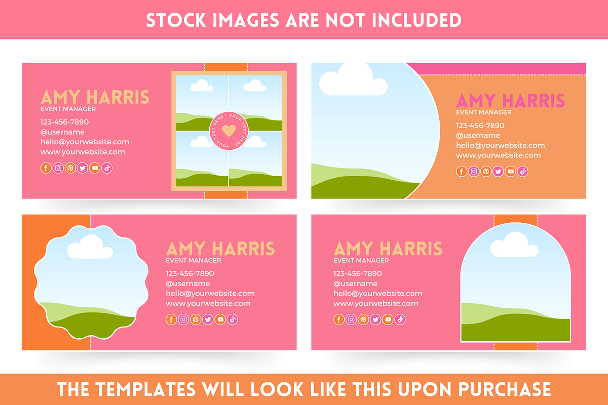 Canva Email Signature Templates, an Email Template by SunshineStudioBoutique (Photo 6 of 10)