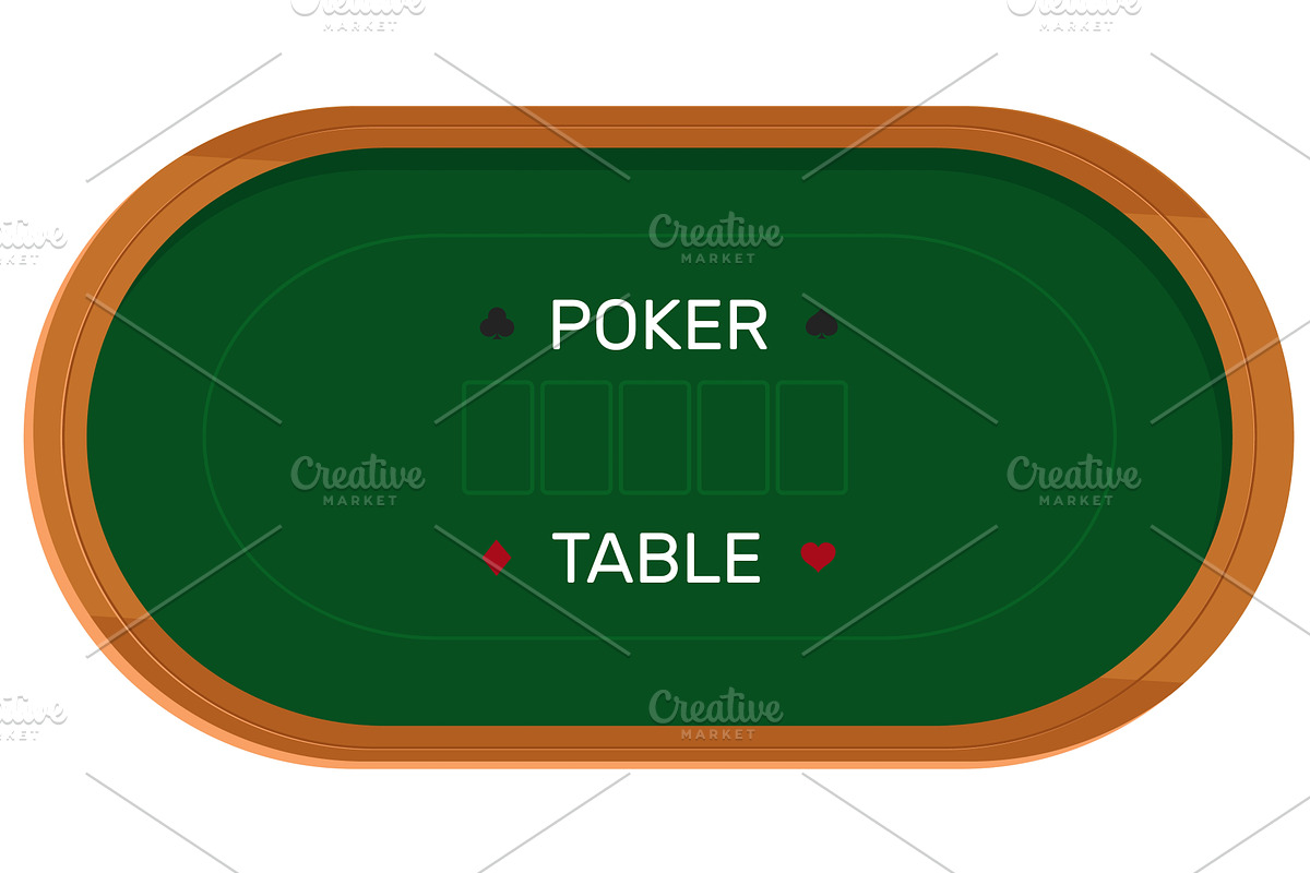 Poker table. Vegas casino game desk, a Sport Illustration by Vectorbuum