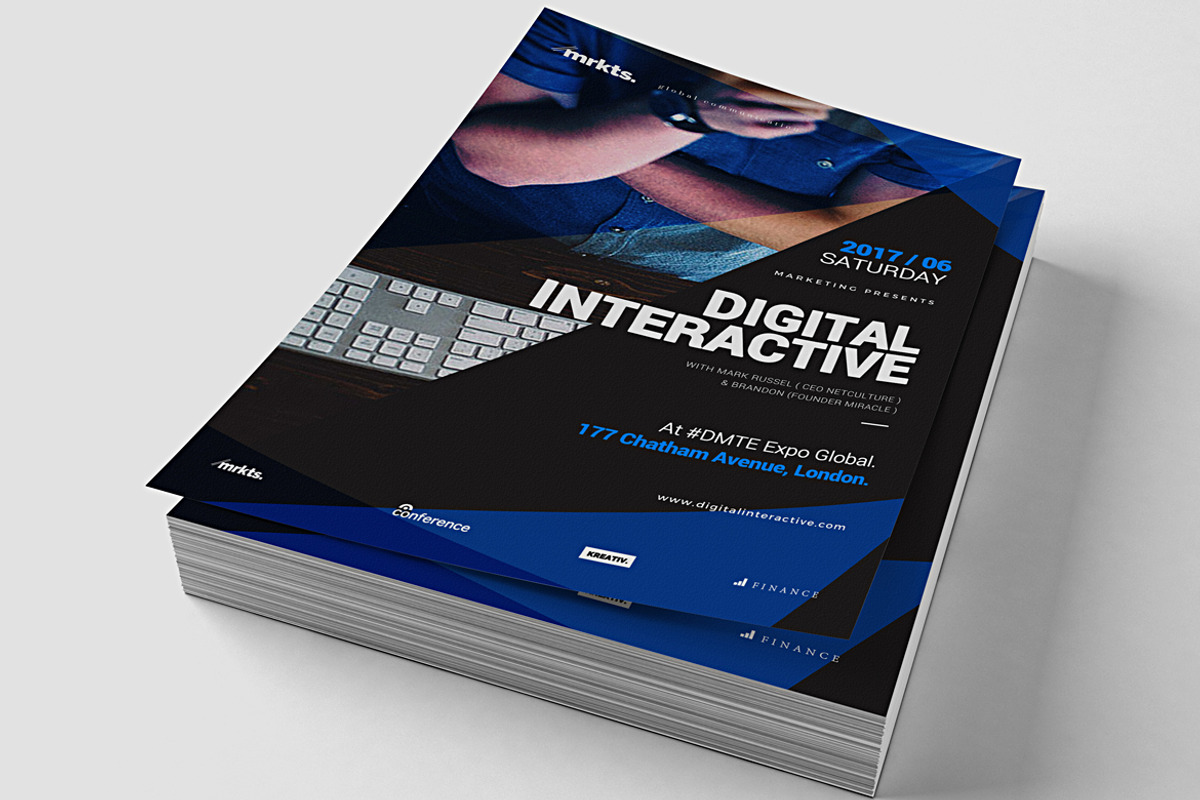 Digital Interactive Flyer, a Marketing Template by Punkl Camp