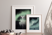 Northern Lights, a Background Graphic by NikiArts (Thumbnail 9 of 12)