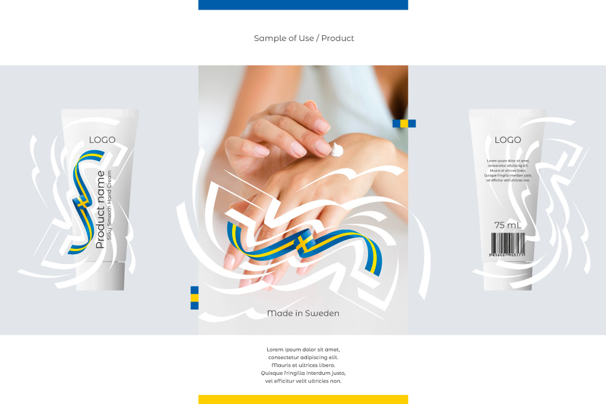 Sweden flag ribbon vector, a Templates & Theme by Simbos (Photo 5 of 9)