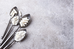 Collagen powder and pills. Healthy, a Health & Medical Photo by Yulia Furman