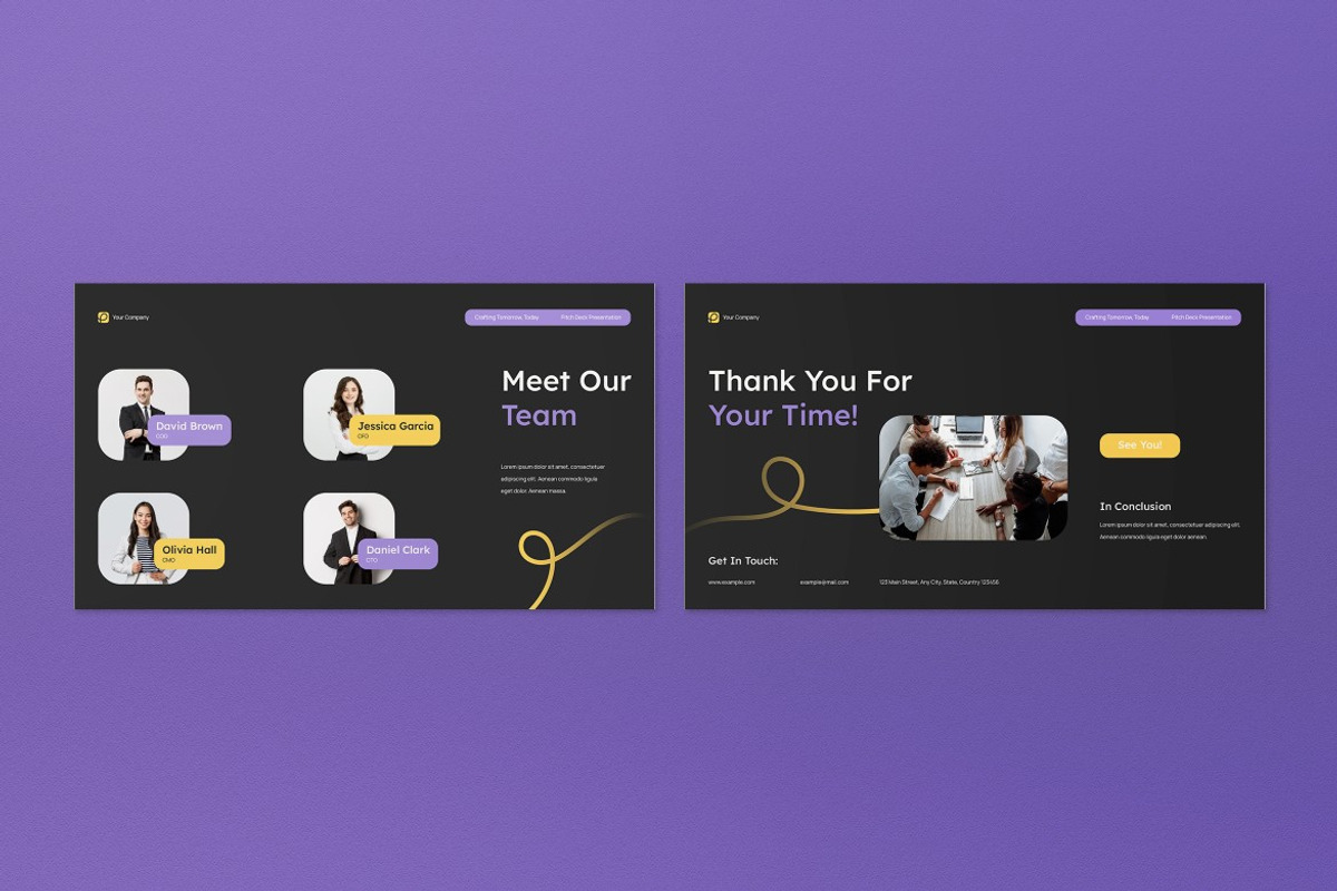 Black Modern Pitch Deck PPT, a Presentation Template by graphicook (Photo 4 of 4)