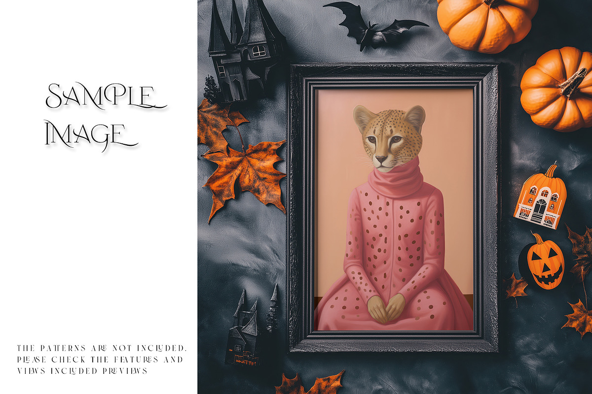 Halloween Spooky Frames Collection, a Household Mockup by mock-ups (Photo 12 of 16)