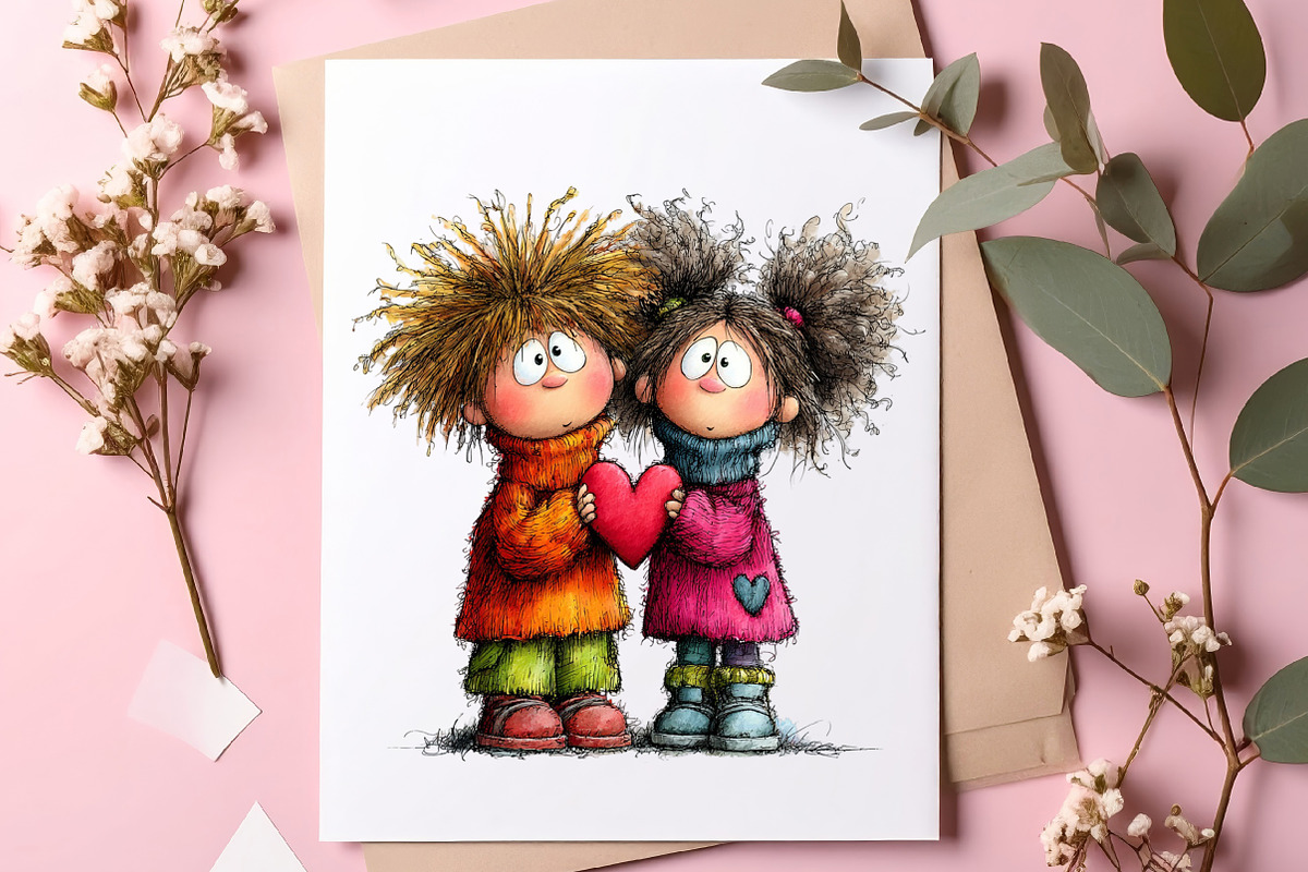 Quirky First Love Clipart, an Illustration by SinaCreation (Photo 6 of 10)