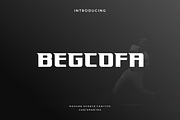 Begcofa, a Font by garismantra (Thumbnail 1 of 4)