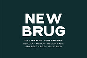 NEW BRUG, a Sans Serif Font by Pustudio (Thumbnail 3 of 6)