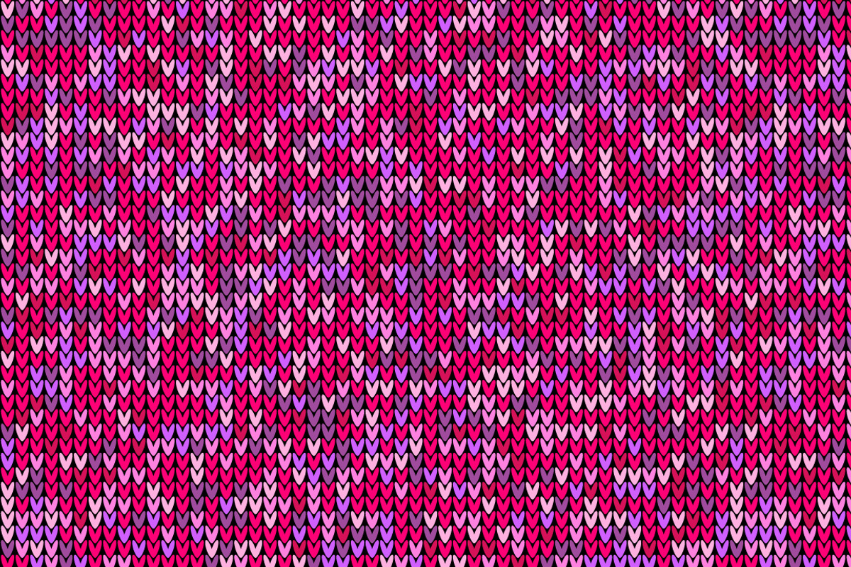 11 Knitted Seamless Patterns Preset, a Pattern Graphic by Juksy (Photo 8 of 11)