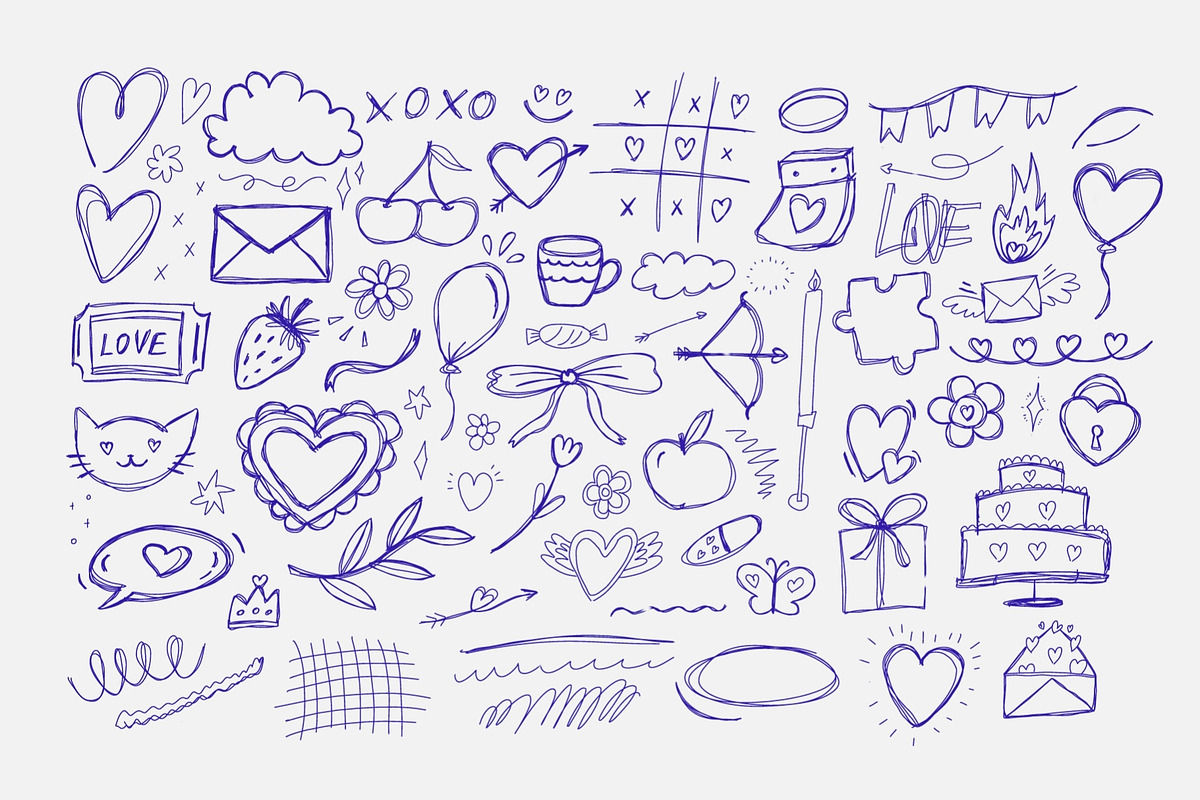 Modern pen scribble bundle 550 items, an Object Graphic by Kristina Chistiakova (Photo 8 of 10)