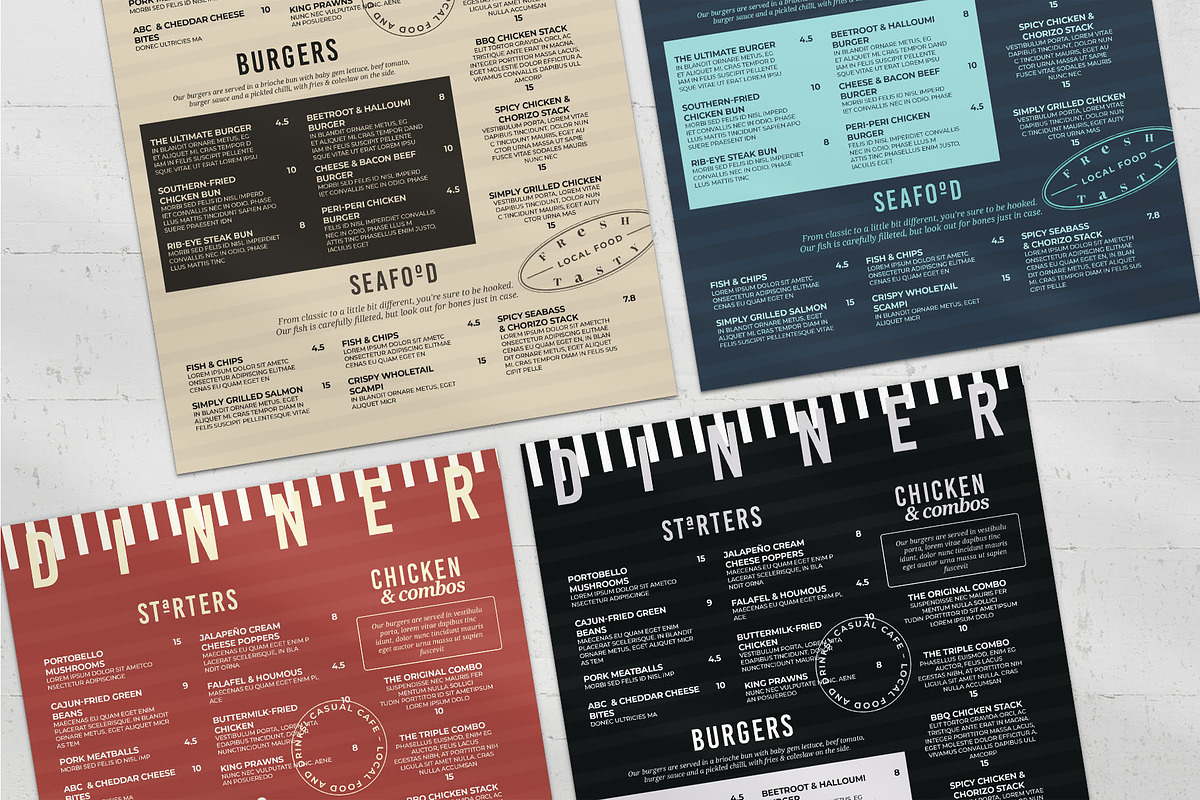 Menu Template, a Flyer Template by BrandPacks (Photo 6 of 6)