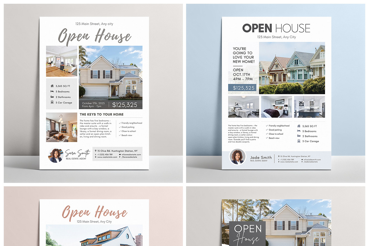 18 Real Estate Flyer Bundle | Canva, a Flyer Template by BrochuresFactory (Photo 3 of 7)