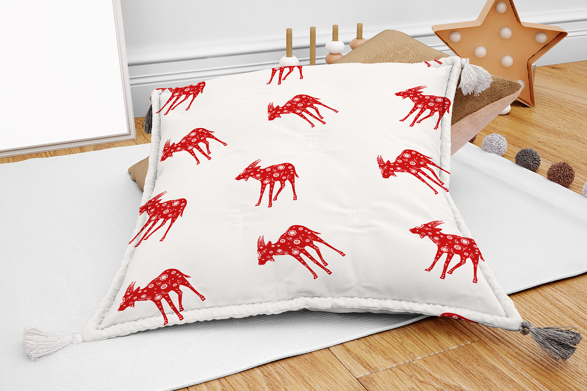 Goat Pattern, a Pattern Graphic by Groovy Arts (Photo 2 of 5)