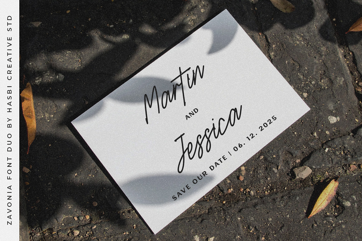 Zavonia – Elegant Script & Sans Font, a Font by Hasbi Creative (Photo 10 of 12)