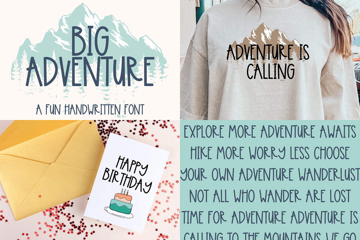 Summer Handwritten Font Bundle, a Handwritten Font by Designing Digitals (Photo 3 of 8)