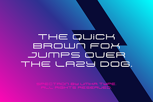 Spectron Display Font