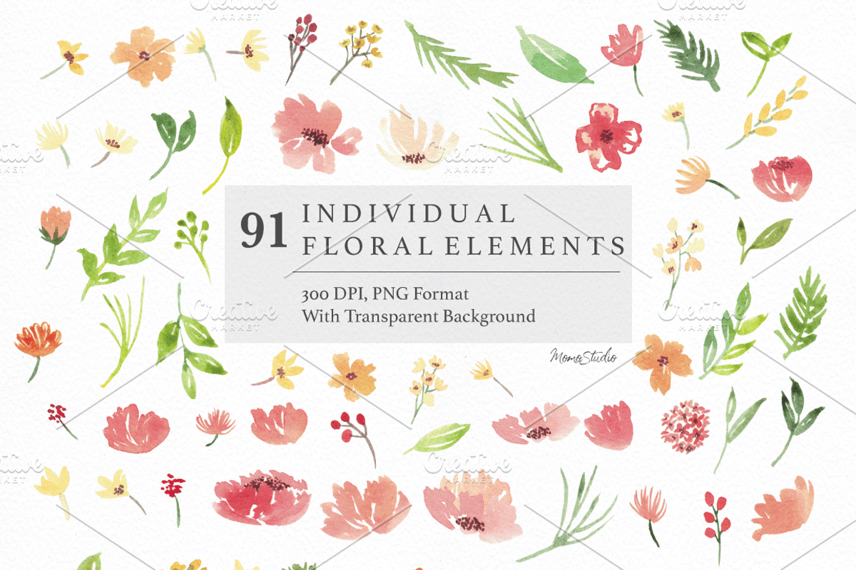 Wild Bouquet Florals and Leaves, an Illustration by Momo Studio (Photo 8 of 8)
