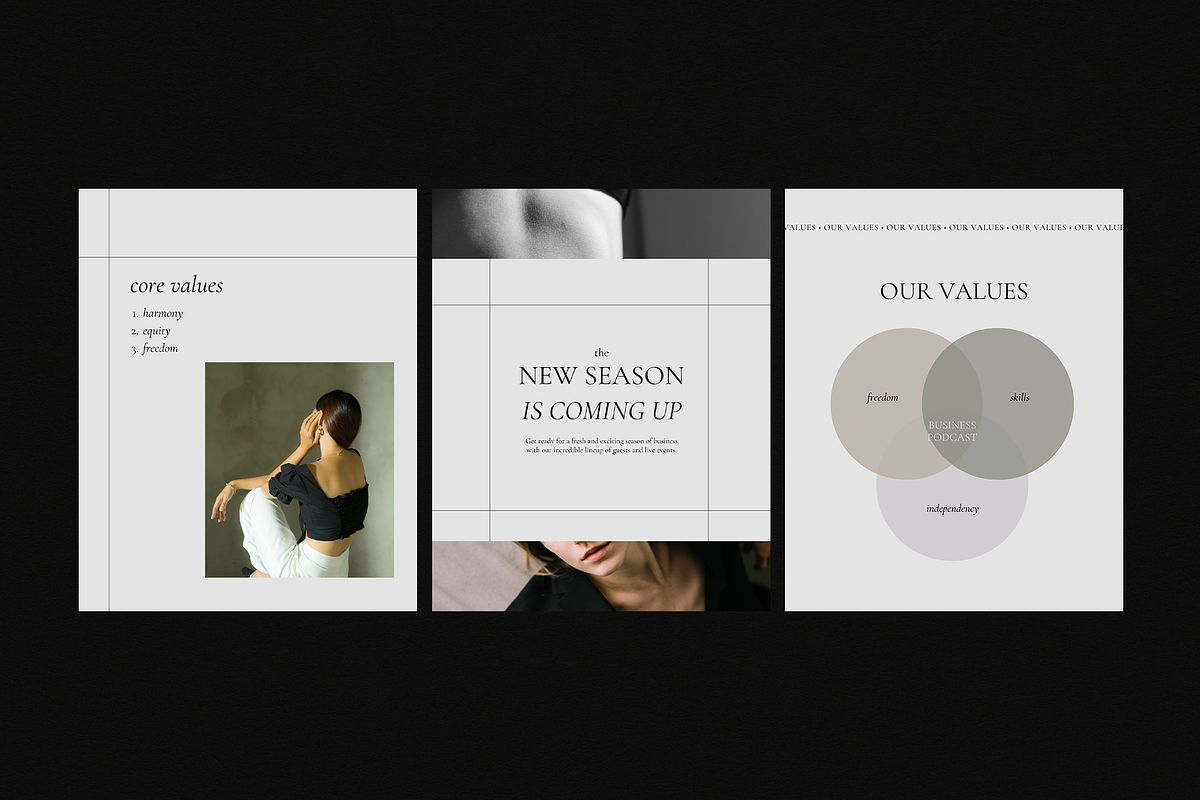 MARYGOLD Social Media Kit Canva, a Social Media Template by Aire Studio (Photo 7 of 8)