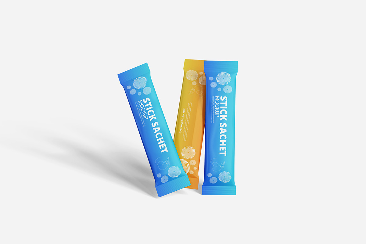 Stick Sachet Mockup, a Packaging Mockup by bimockup (Photo 2 of 6)